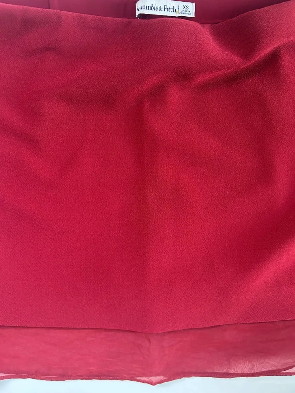 A&F Mid Rise Sheer Hem Mini
Skort - Picture 4 of 6